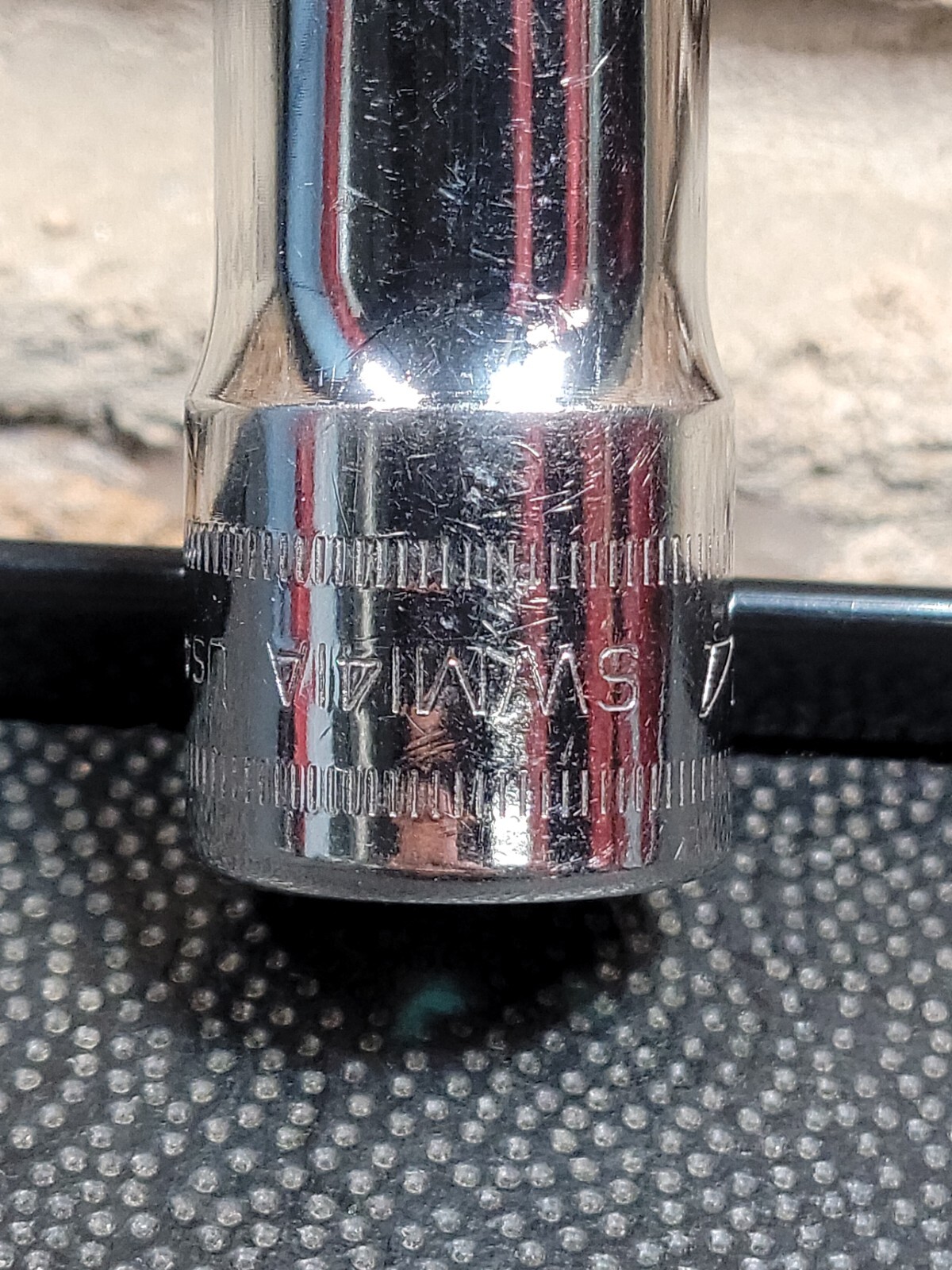 Snap-on Tools SWM141A 14mm 1/2″ Drive Metric 12-Point Shallow Socket Chrome USA