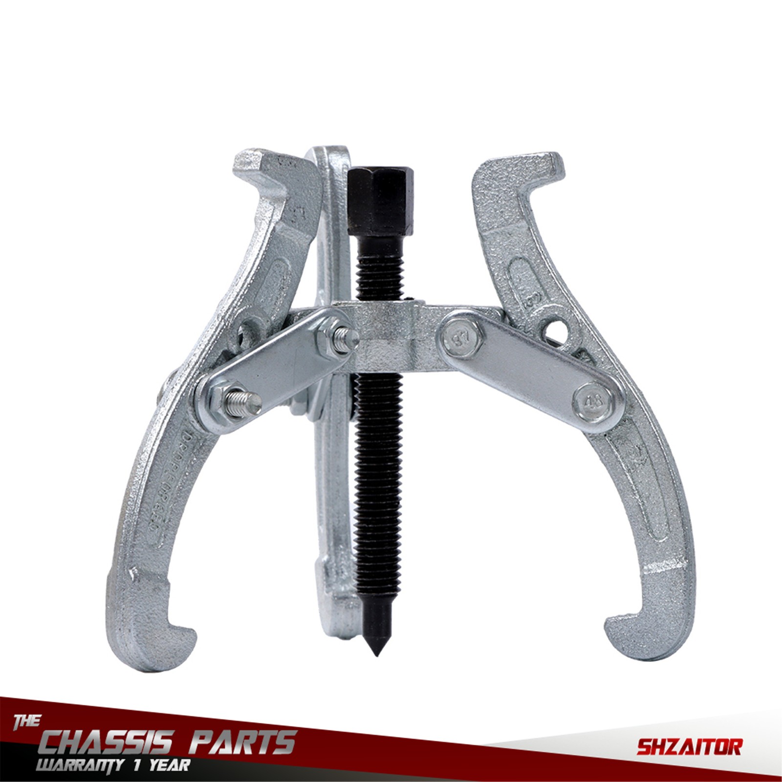 4 Pcs Bearing Puller for Pulley Gear Bearing 3“ 4” 6“ 8” 3 Jaw Puller Tool Kit