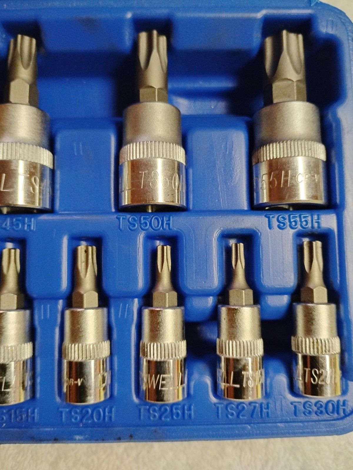 Cornwell Tools CBS-TSH1102S 11 Piece Tamper-Proof Torx 5pt. Socket Set