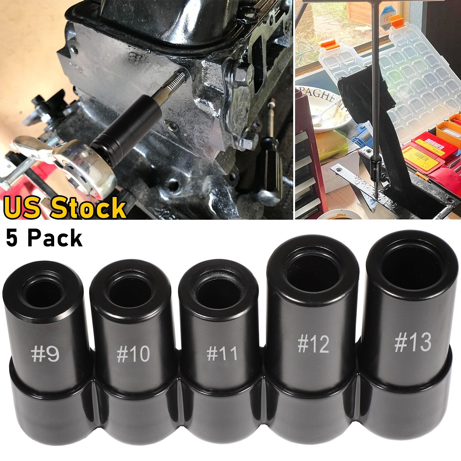 71670 Large Tap Socket Set, Fit 5/8″, 11/16″, 3/4″, 7/8″ & 1″ (16mm-25mm) Taps