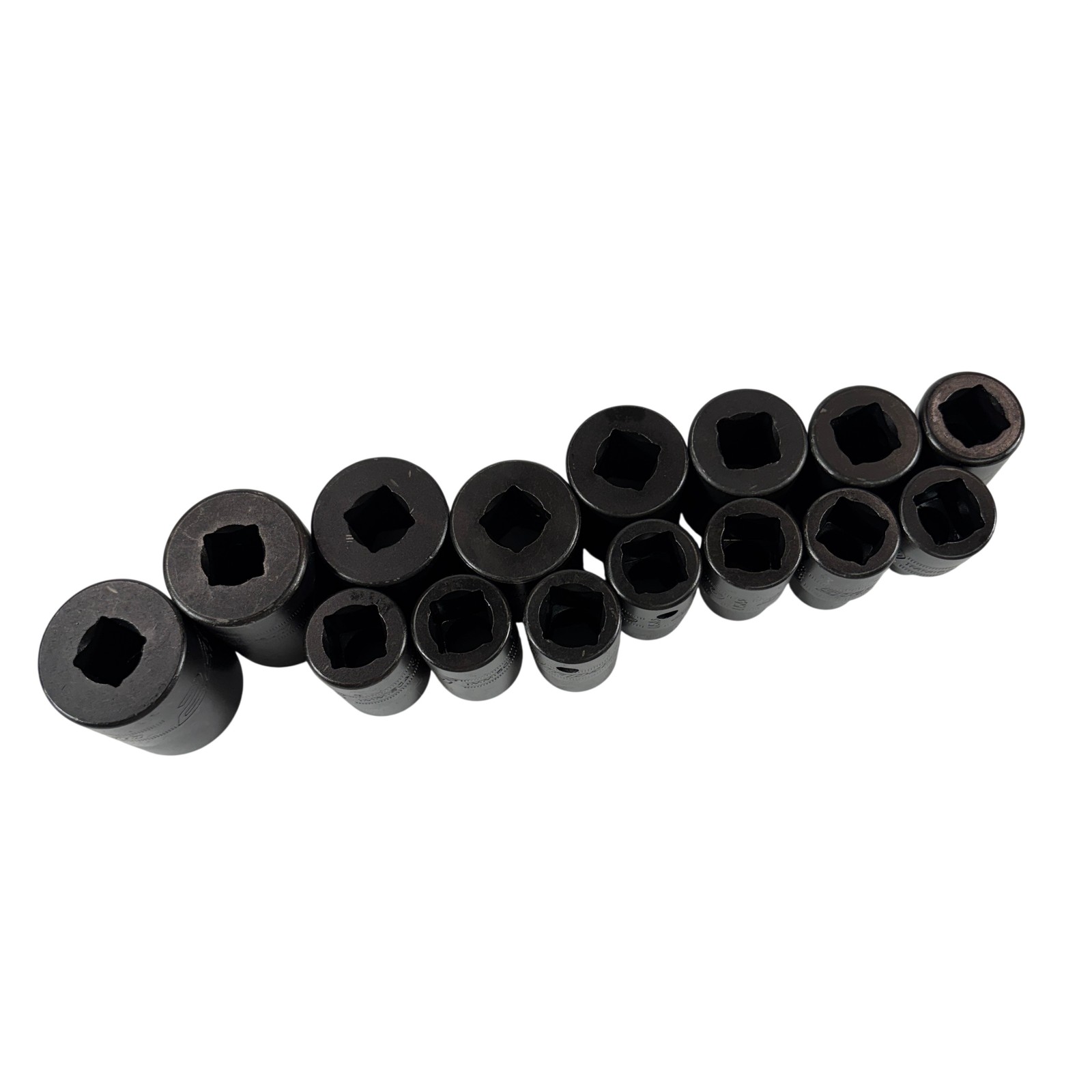 Snap-on Tools 315IMMYA 15pc 1/2″ 6pt Metric Flank Drive Shallow Socket Set
