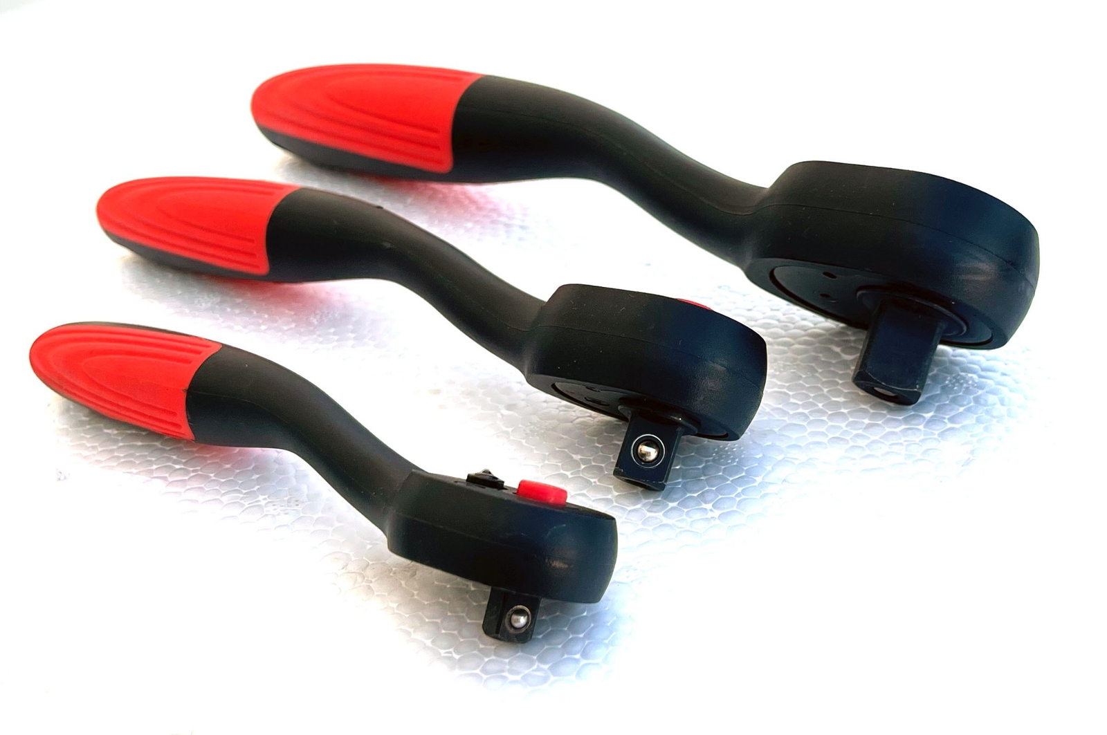 1/4″ 3/8″ 1/2″ Drive Composite Offset Ratchet Set 72 Tooth Reversible Ratchets