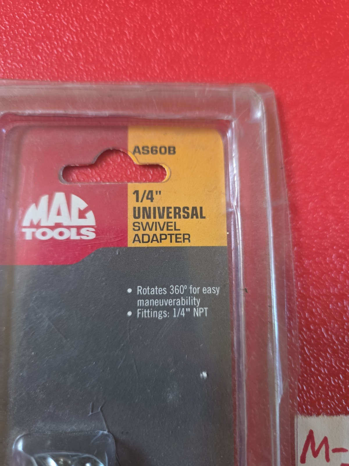 Mac Tools AS60B 1/4″ Pneumatic Ratchet /impact Universal Swivel Adapter