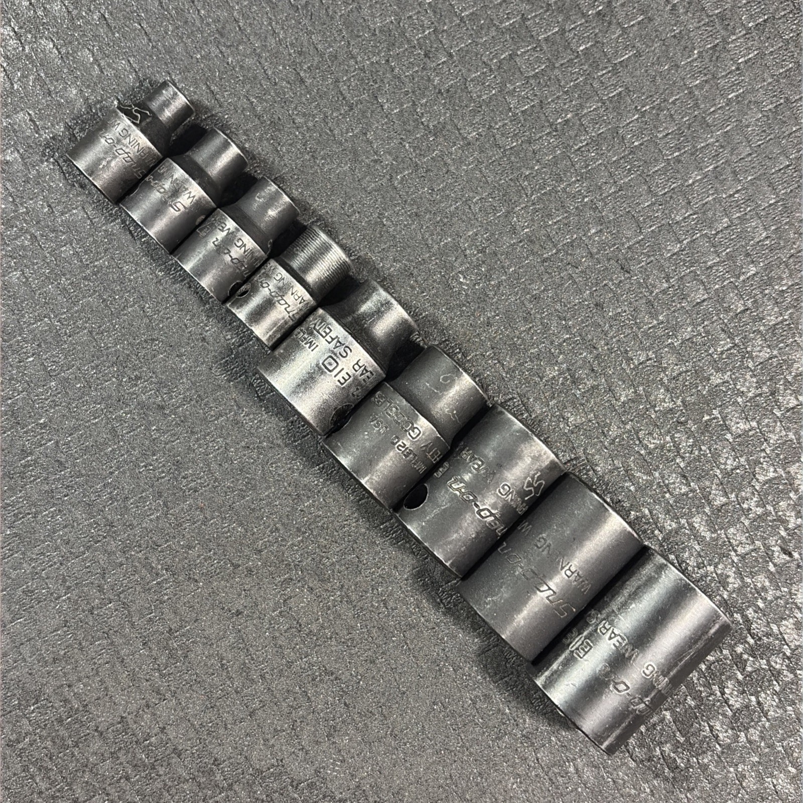 9 Snap-On Impact Socket 1/4”-3/8″ Drive E5 6 7 8 &E10 12 14 16 18 Shallow E TORX