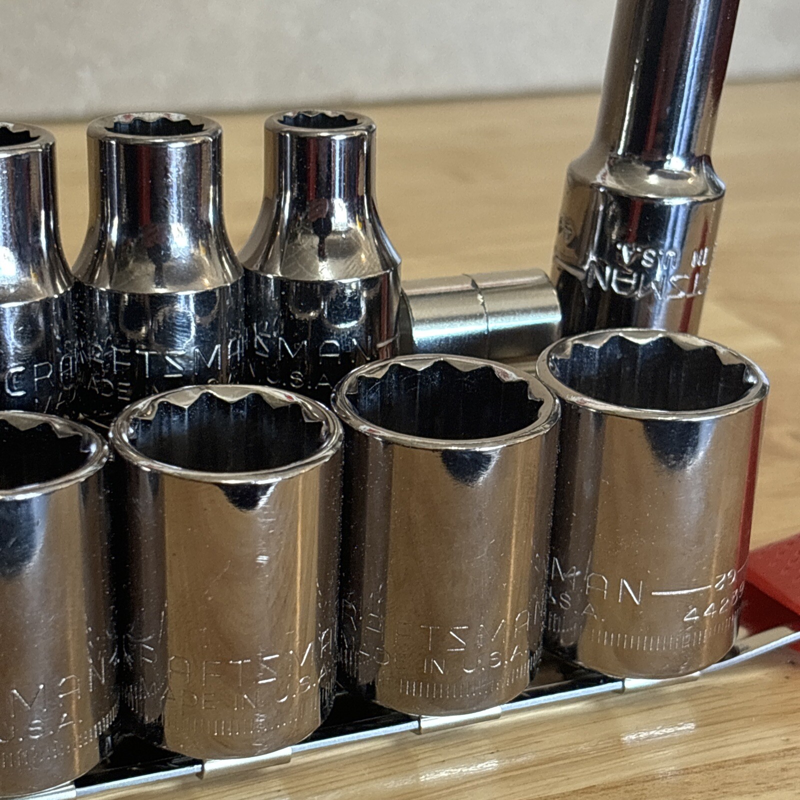 Craftsman Metric & SAE Socket Sets 1/2″ Drive 12 Point G2 Series USA MINT!