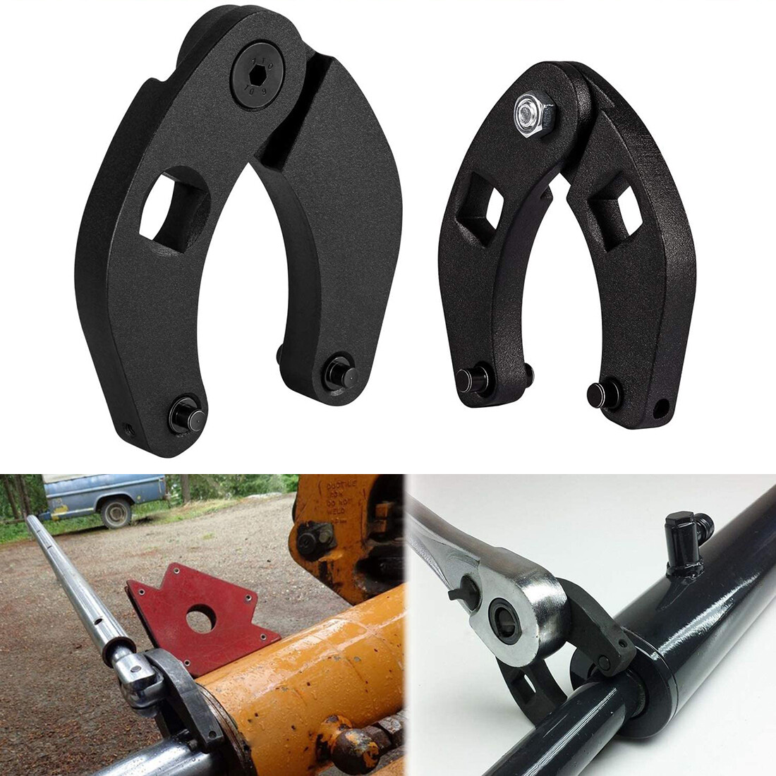 1266+7463 Universal Adjustable Gland Nut Wrench Spanner For Hydraulic Cylinders