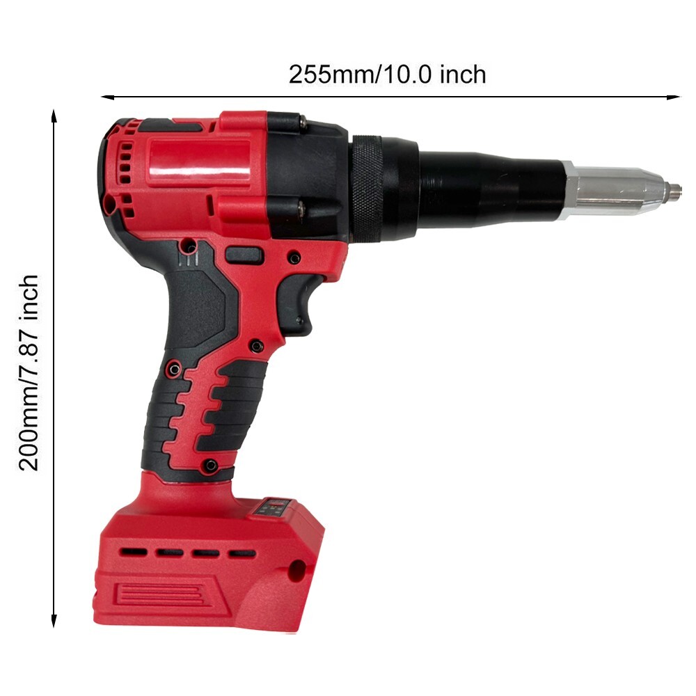 2.4-4.8MM For Milwaukee M18 18V Battery Cordless Electric Rivet Gun Brushless