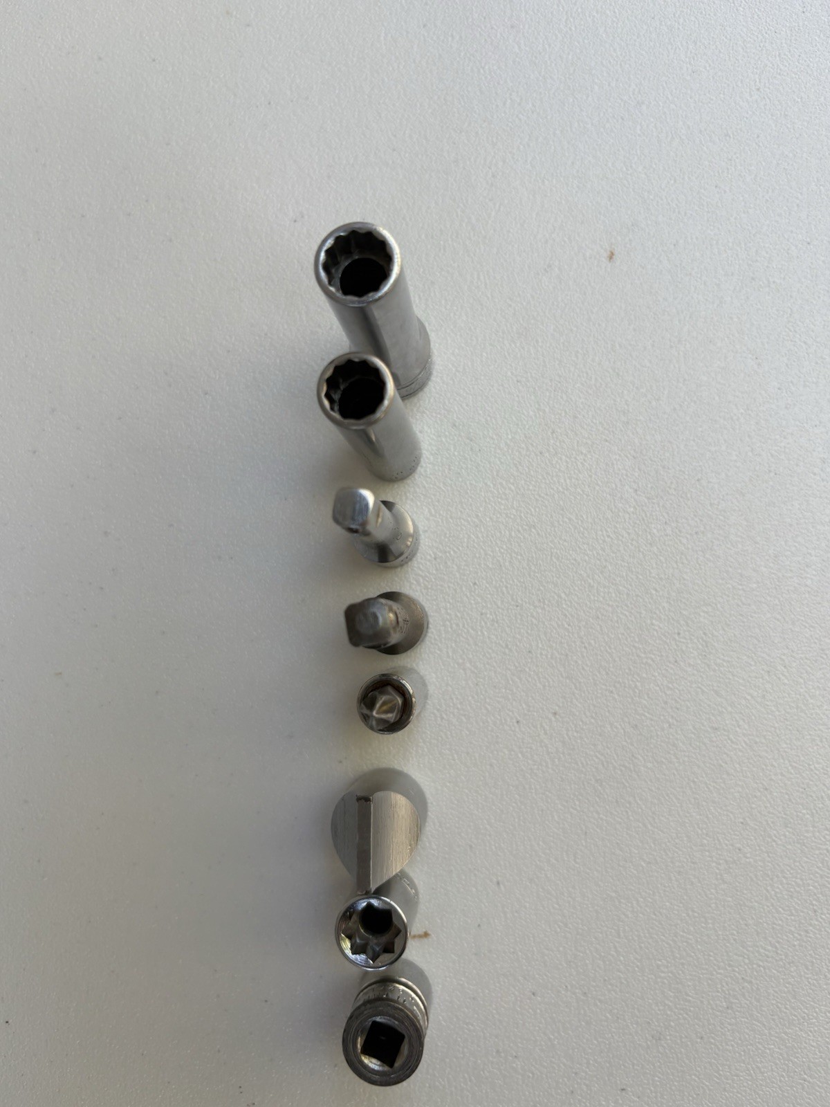 Snap-on 8 Piece 1/4” & 3/8” Drive -Sockets, Extensions & Adapters- USA Made