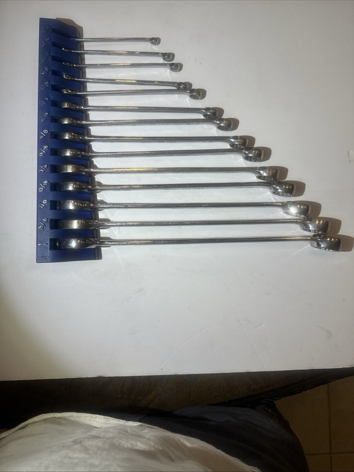 Snap On 14Pc 12-point SAE Frank Drive-plus combination wrench set (1/4-1”)