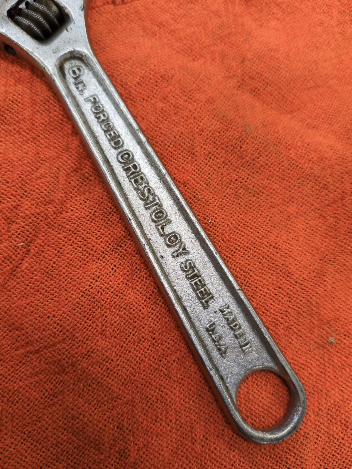 Crescent Tool Co 6″ Adjustable Wrench Forged Crestoloy Steel Jamestown NY USA