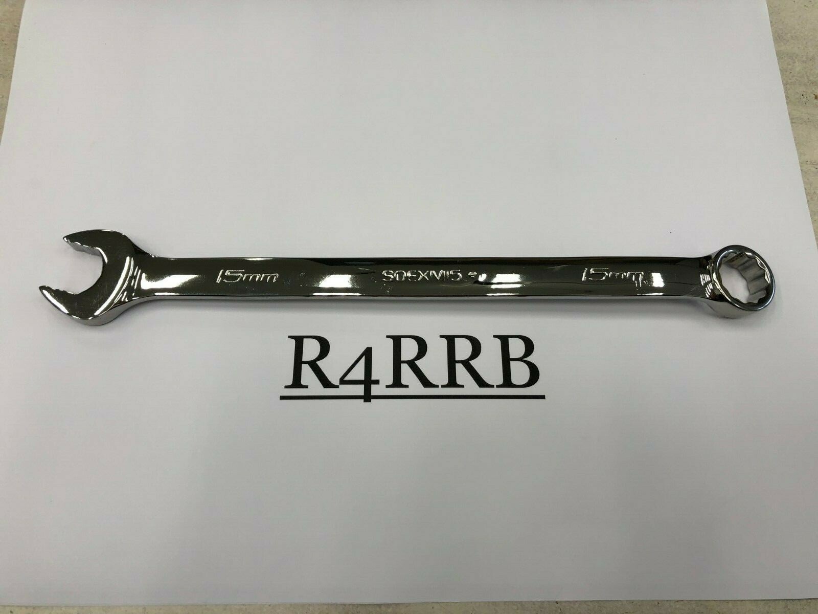 Snap-On Tools USA NEW 15mm Metric Flank Drive PLUS Combination Wrench SOEXM15