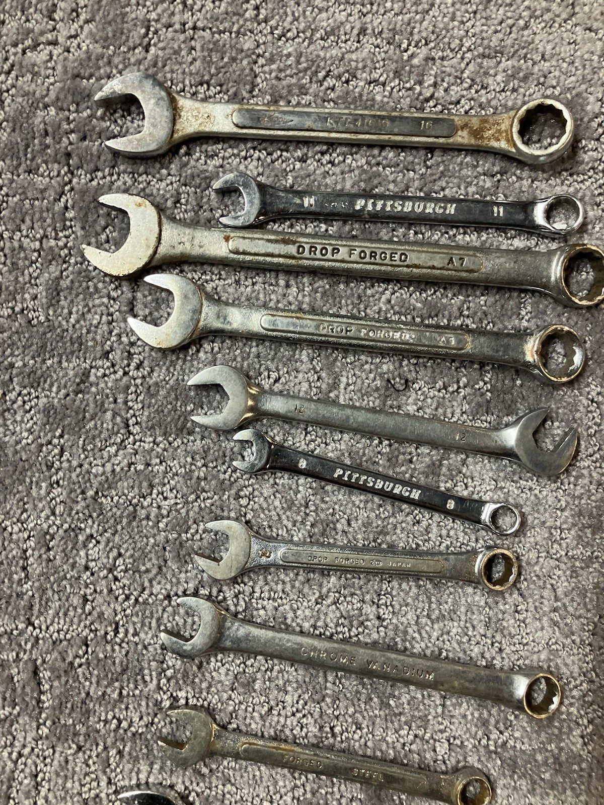 Mixed Lot of (25) of Assorted Wrenches Various Sizes (a)