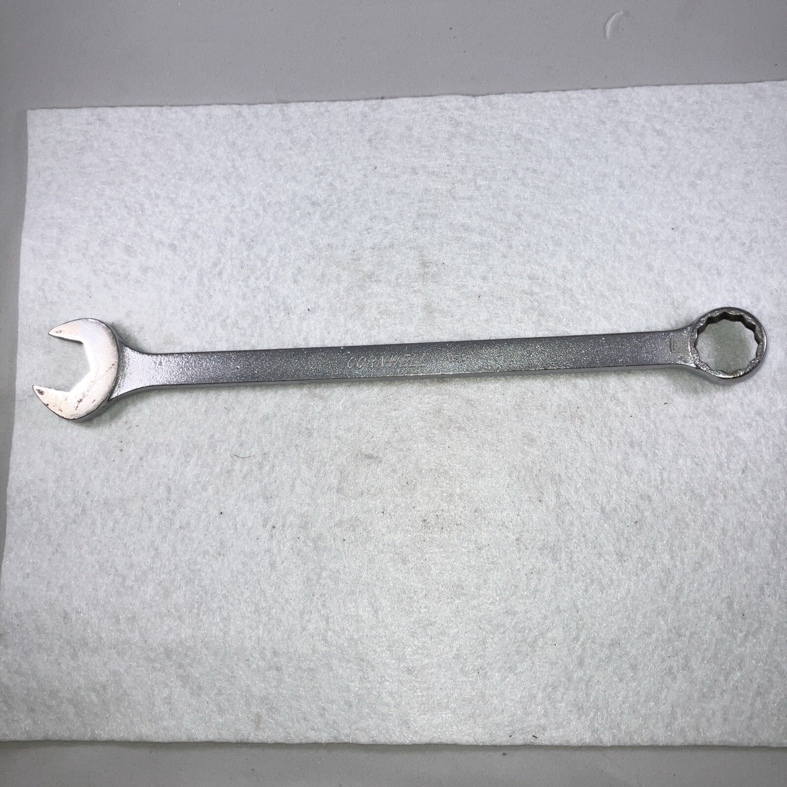 Cornwell CW2424 SAE 3/4”Combination Wrench 12 Point USA Satin Chrome Vintage