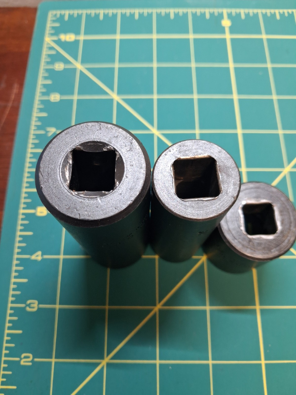 Proto Professional 1/2″ Drive 3 Piece Lot 6pt & 8pt Impact Sockets 15/16 3/4