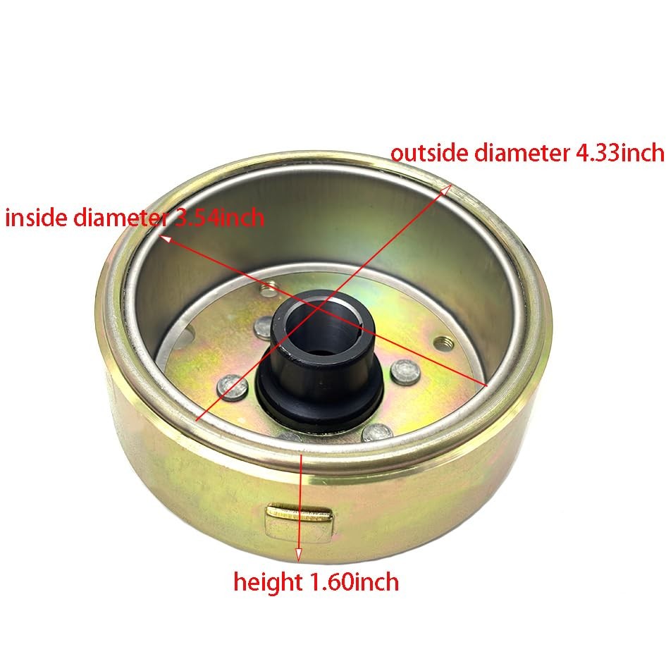 GY6 125cc 150cc Magneto Stator Flywheel Rotor Kit with Puller & Clutch Tool