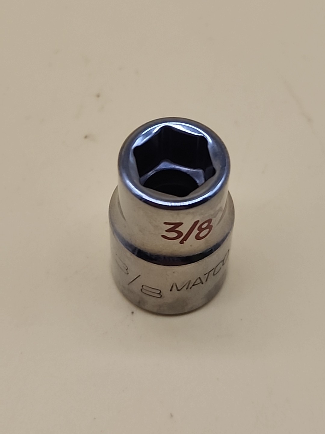 Matco Tools 3/8″ Dr 6 Pt Shallow Chrome Socket B126A USA