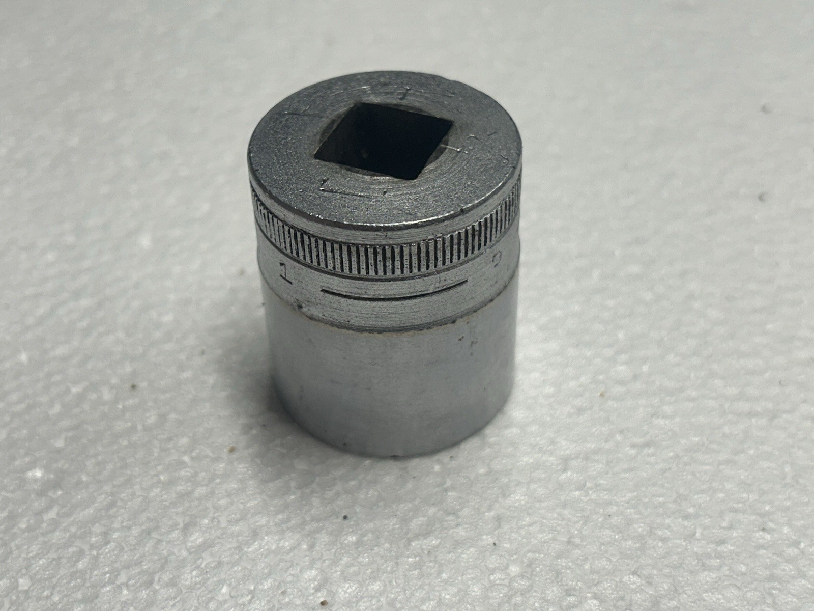 SNAP-ON 1” SW-320 1/2” Drive Socket 12 Point Chrome Shallow