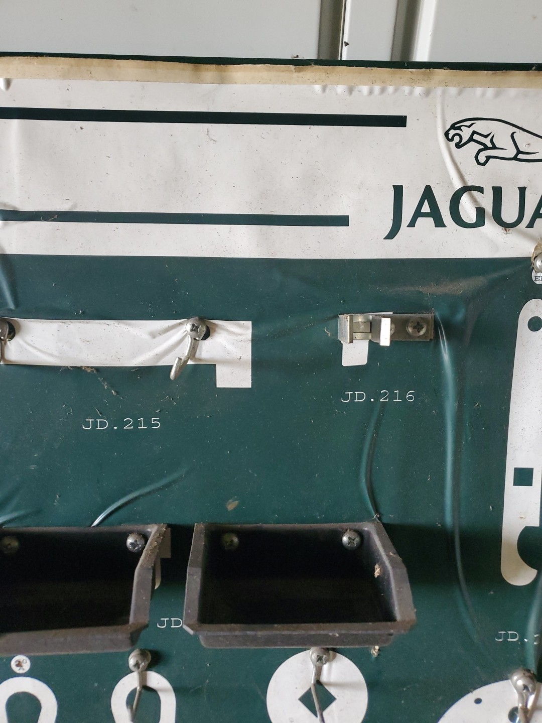 Vintage Authentic Jaguar Dealers Tool Board Only