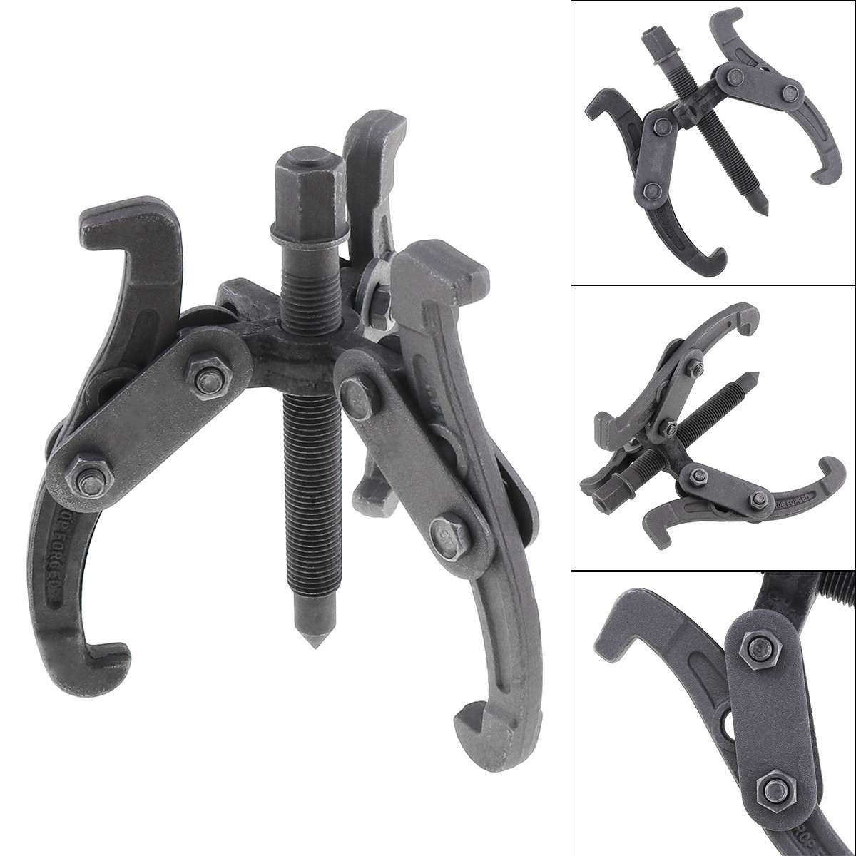 4″ Gear Puller 3 jaws Gear Bearing race Reversible Jaws inside outside Remover