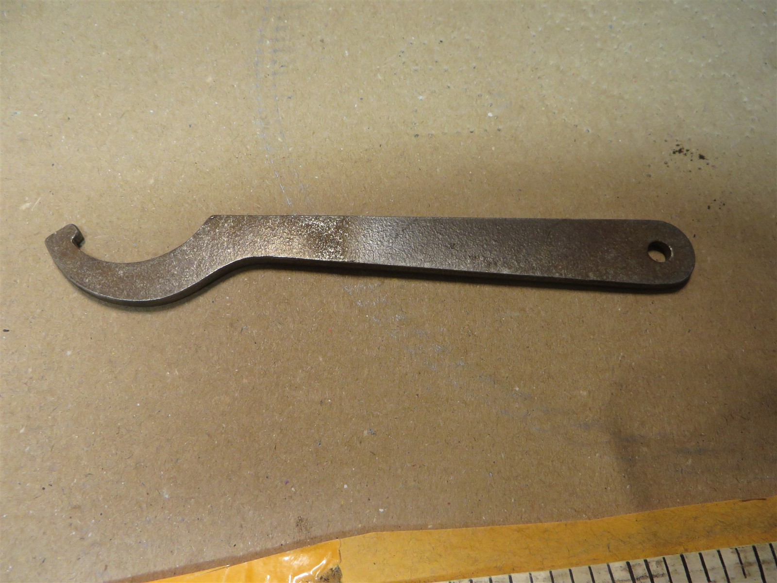 VINTAGE SPANNER ( HOOK ) WRENCH 5″ x 1″ UNMARKED