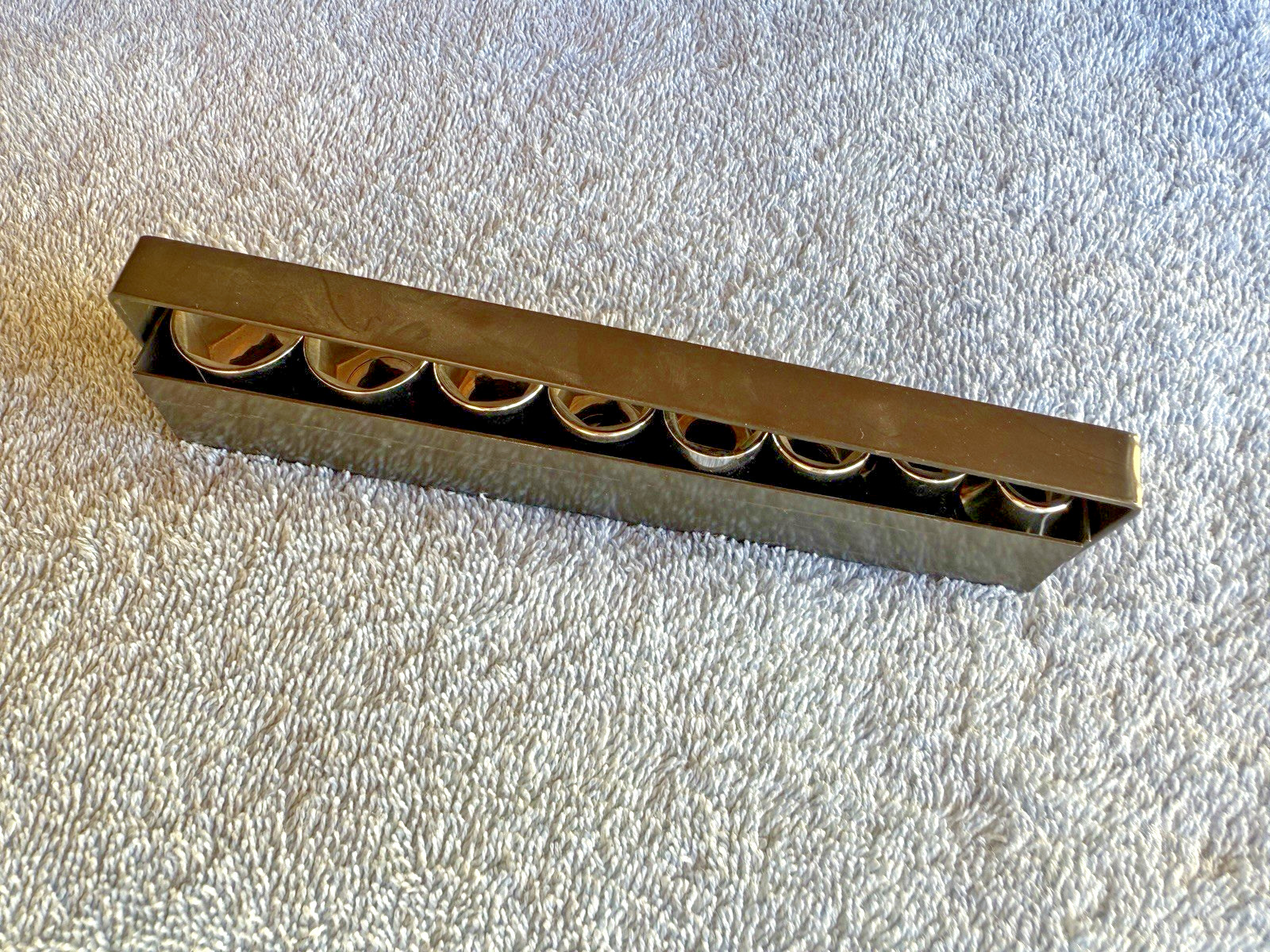 VINTAGE Craftsman USA Metric 3/8″ Dr. Shallow Socket Set 8pc 12pt 9mm-19mm