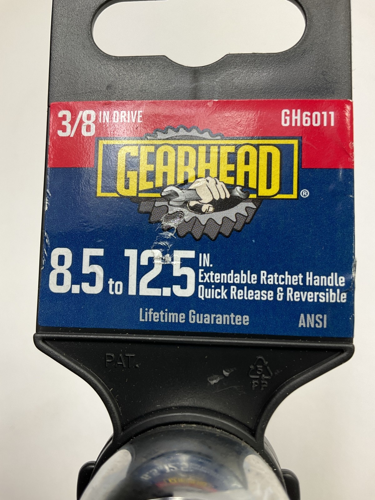 Gearhead GH6011 Extendable Ratchet Handle 8.5-12.5″ – 3/8″ Drive