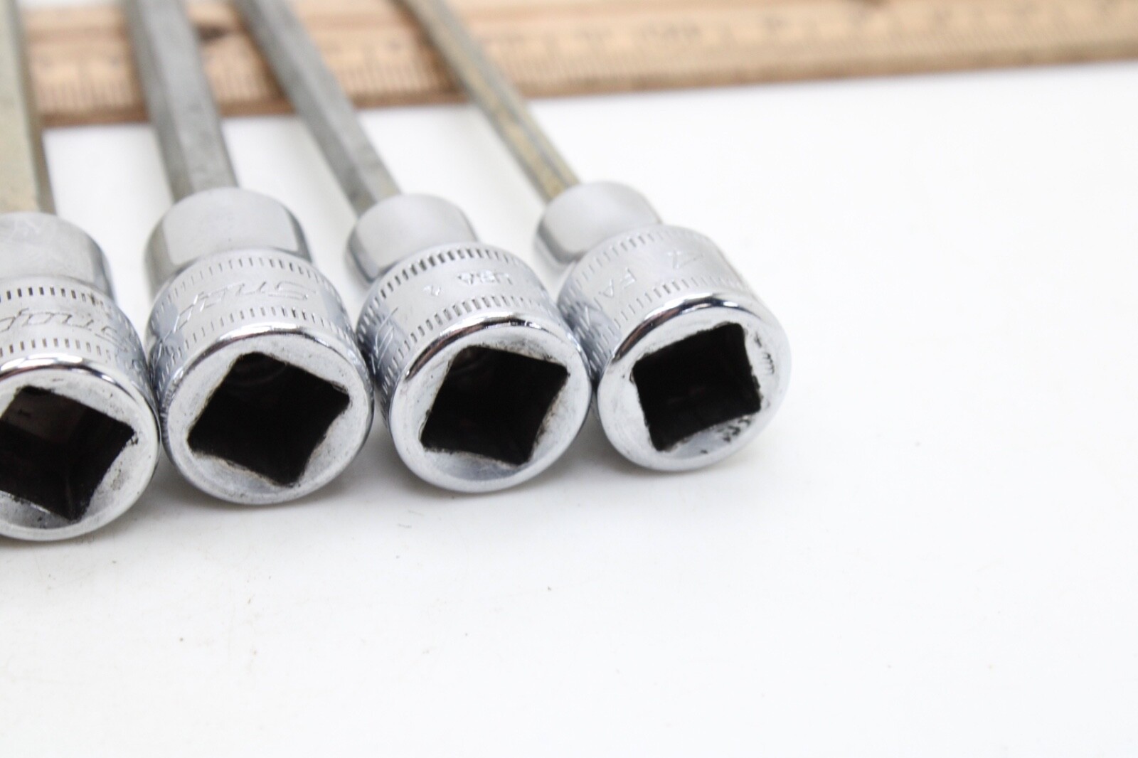 Snap-On FAML4E-FAML10E 4-10mm 6 Piece 3/8″ Drive Metric Long Hex Socket USA