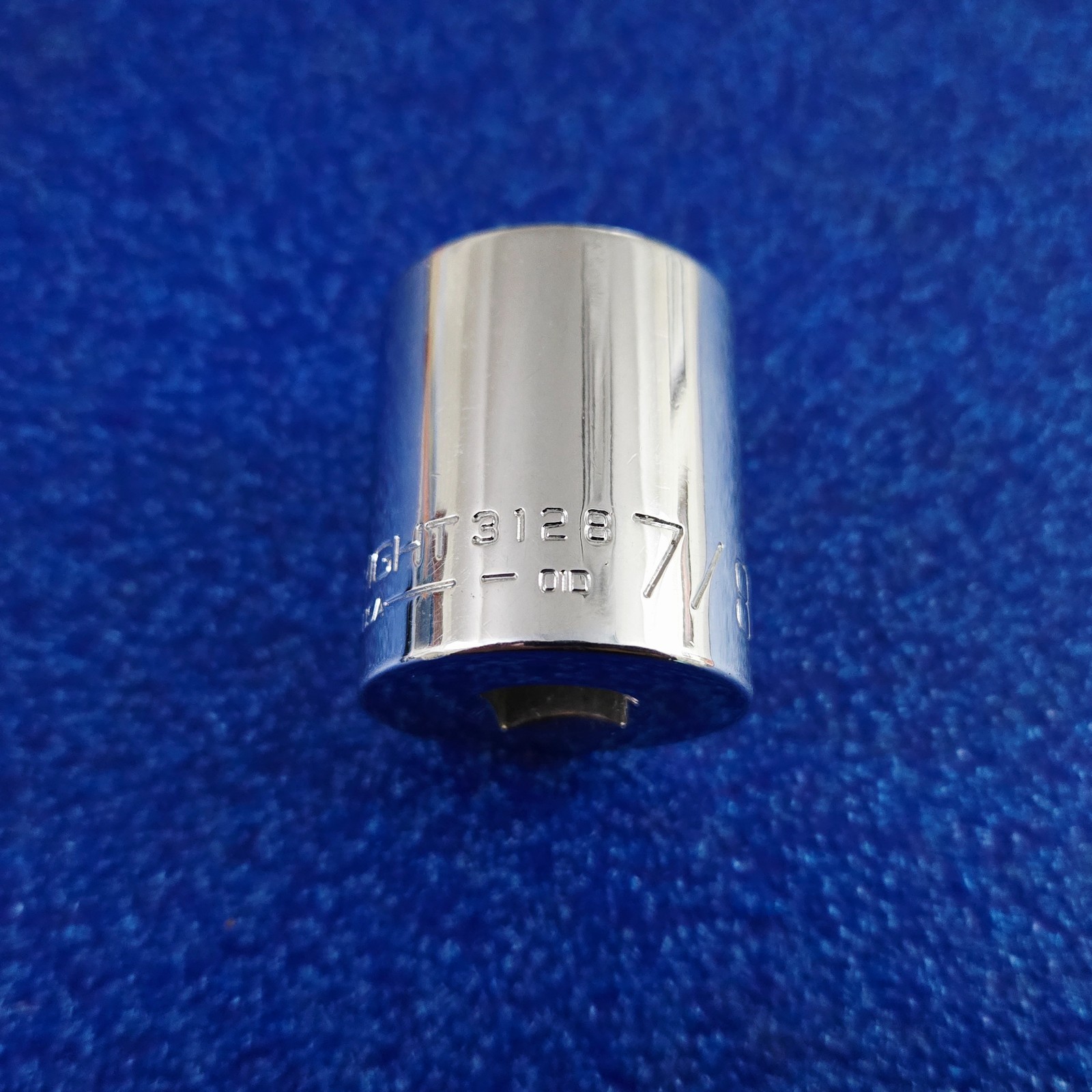 7/8″ WRIGHT USA 3/8 DRIVE 12pt SOCKET P/N 3128 HAND TOOL FREE SHIPPING