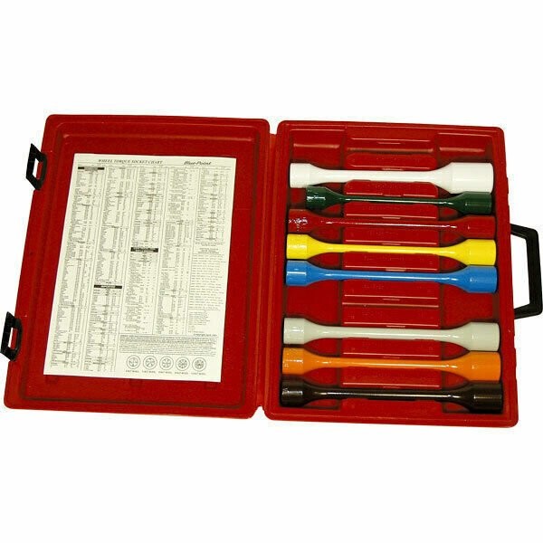 Lock Technology 1500 1/2″ Drive 8 Pc A,B,C,E,G,F,I,Q Torque Stick Set w/ Case