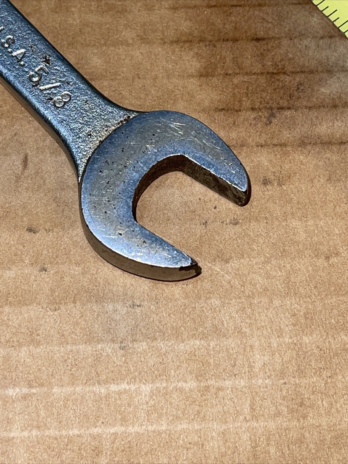 Tru Test USA T5724 3/4 in X 5/8 in SAE Open End Wrench Vintage trutest
