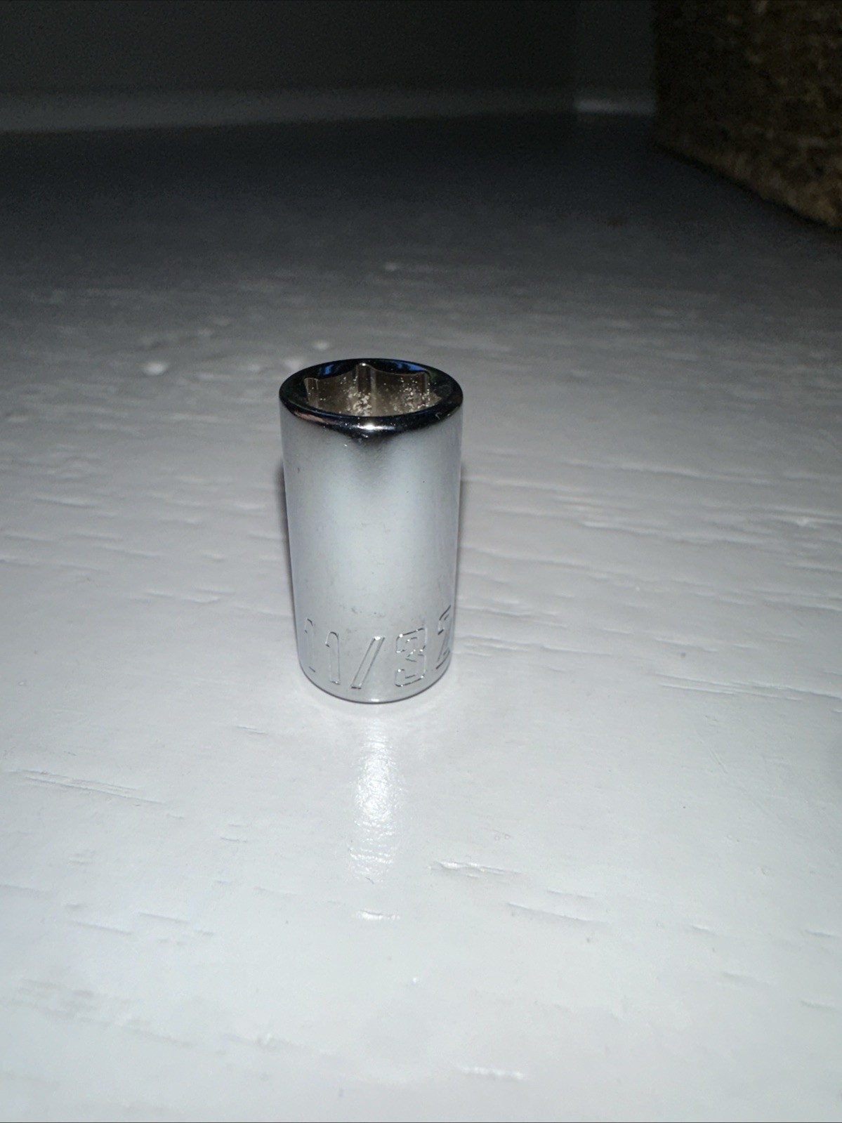 CRAFTSMAN Socket, SAE, 1/4-Inch Drive, 11/32-Inch, 6-Point (CMMT43496) 0376