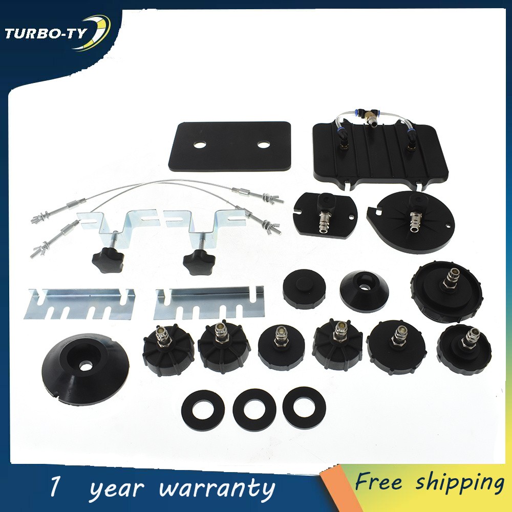 Portable Pneumatic Air Pressure Kit Brake and Clutch Bleeder Valve System Tools