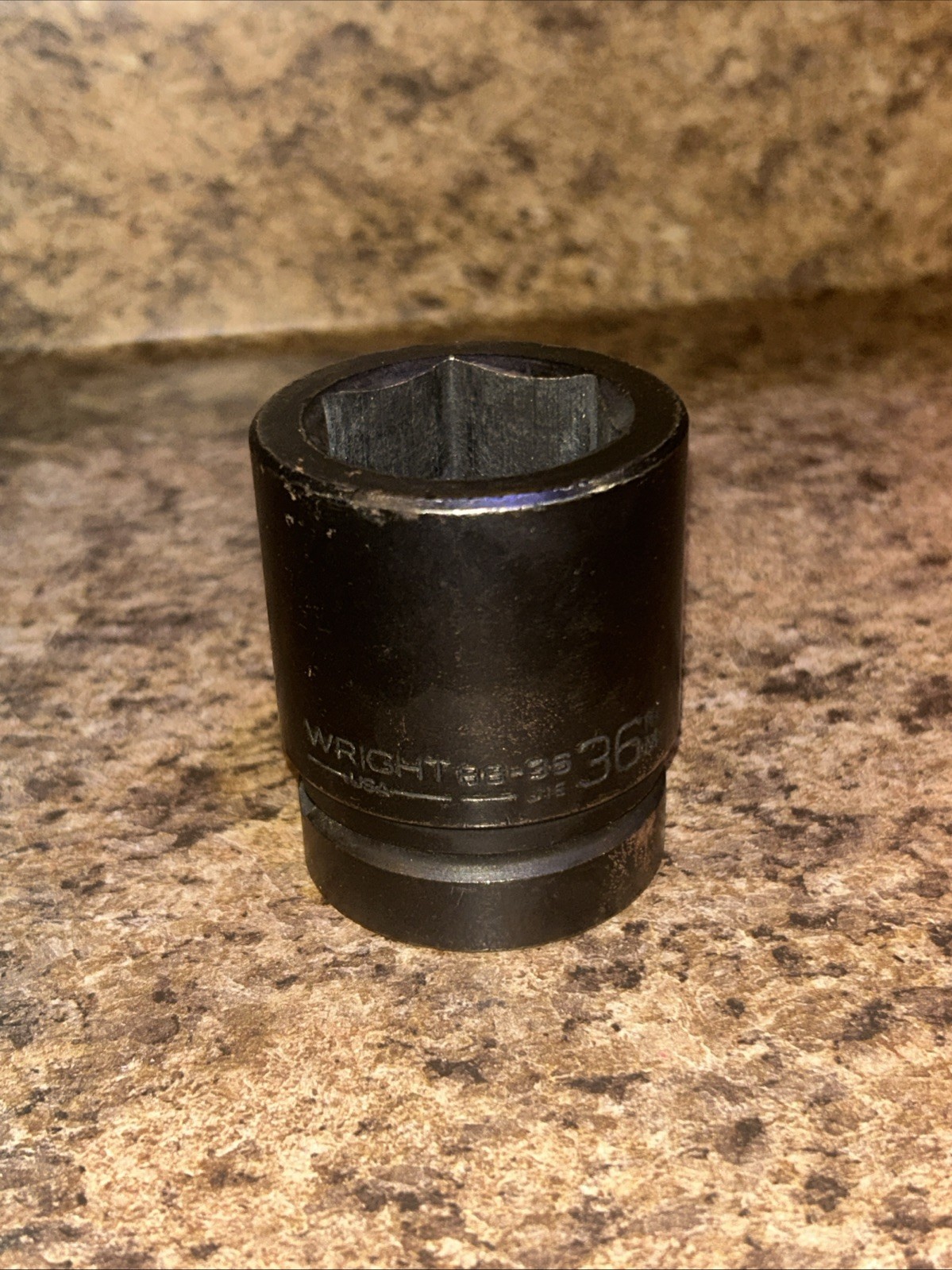 Wright 88-36MM 1″ Drive 6 Point Standard Metric Impact Socket – 36mm