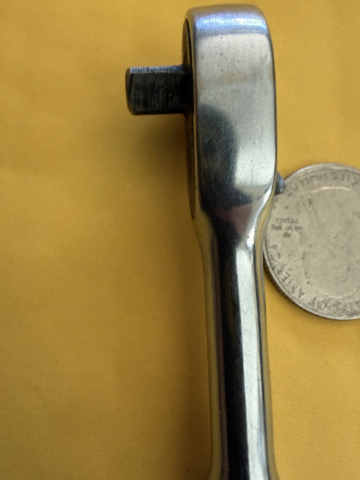 Snap On 1/4″ Ratchet TM 70 B and 5/16” Socket TMD 10. Nice Tool w/Chrome. USA