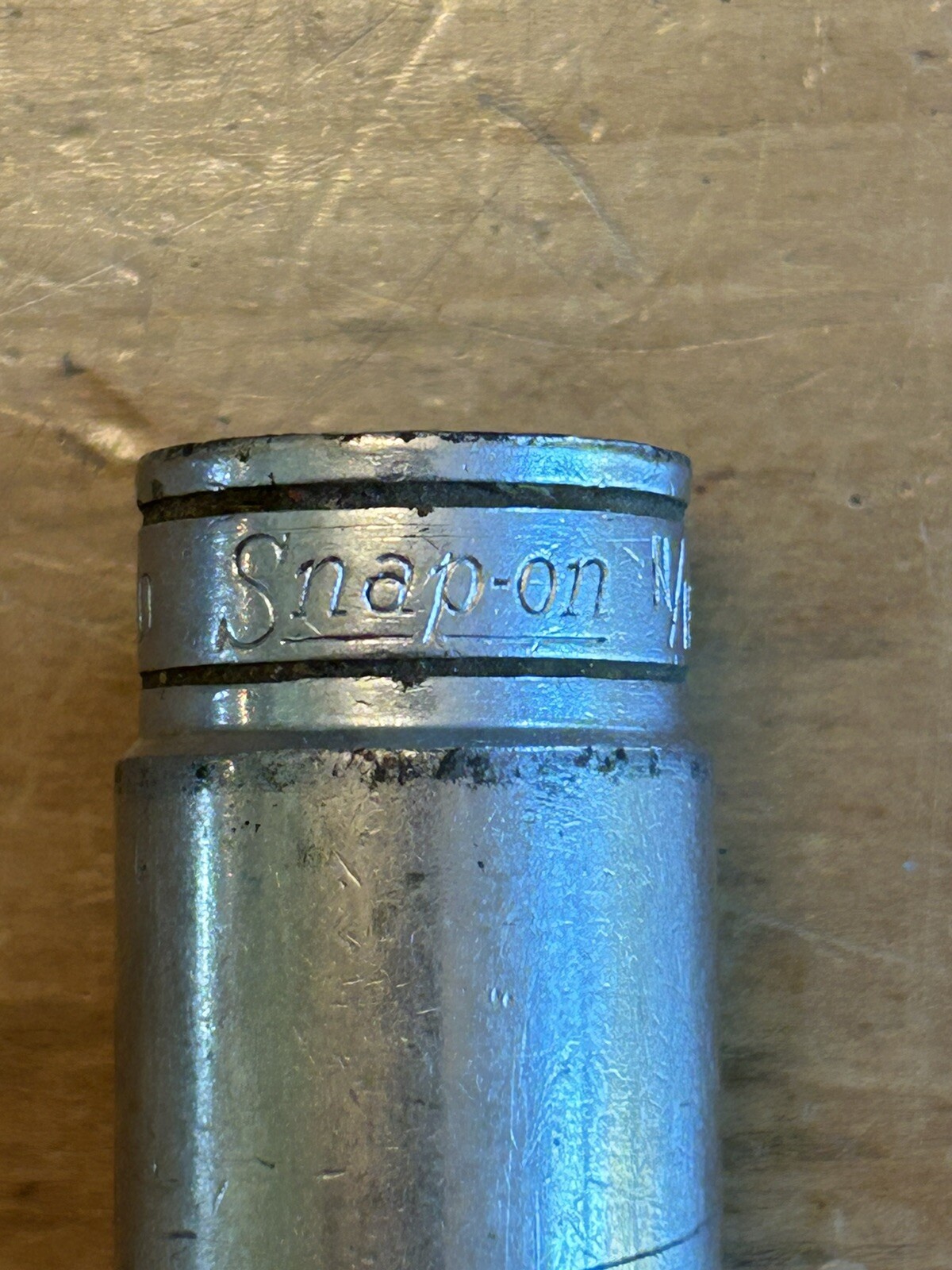 Snap-on Tools SF221 3/8″ Drive 11/16″ Socket Deep Chrome 12-Point Made in USA