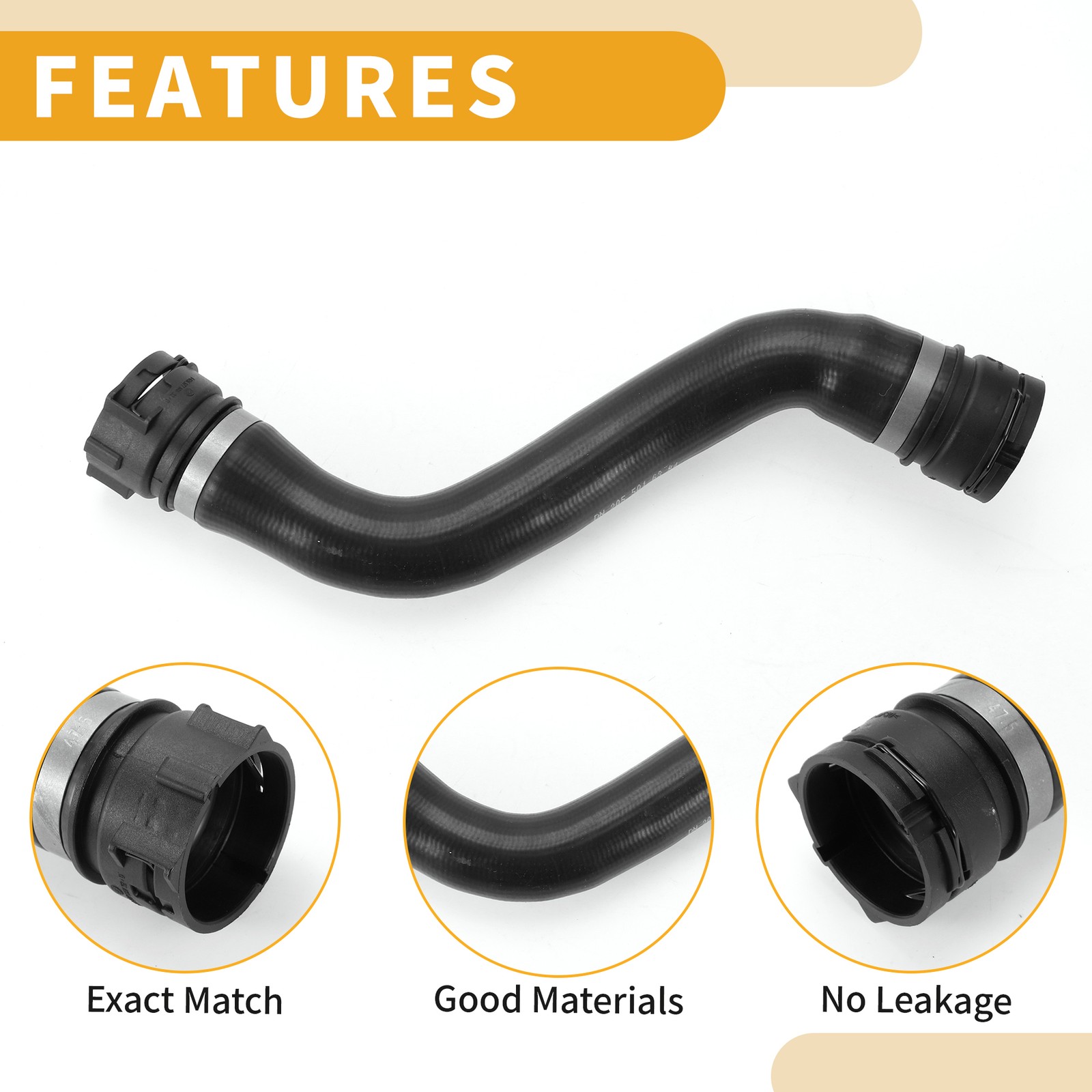 Radiator Hose for Mercedes-Benz C350e 2.0L 16-18 No. A2055016384