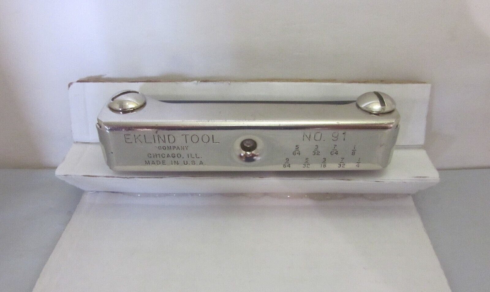 EKLIND TOOL No. 91 Folding Hex Keys Allen Wrench Set 9 Sizes SAE USA