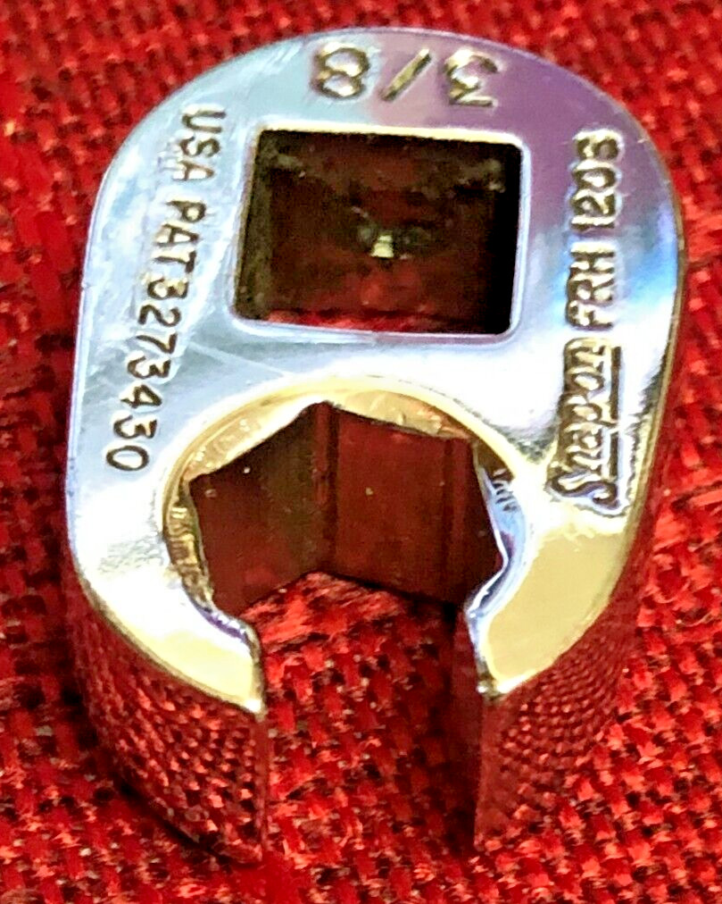 Snap On FRH120S SAE 3/8″ Flare Nut Crowfoot Socket Wrench 3/8″dr USA Good 9/10