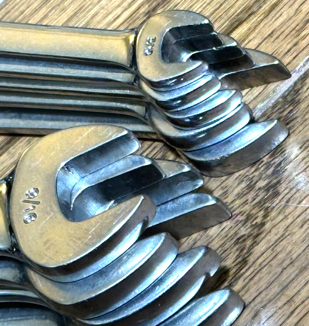 🇺🇸 SNAP ON Tools USA 5/16″- 3/4″ Wrench Set SAE Combo Short Stubby 12PT DR Lot