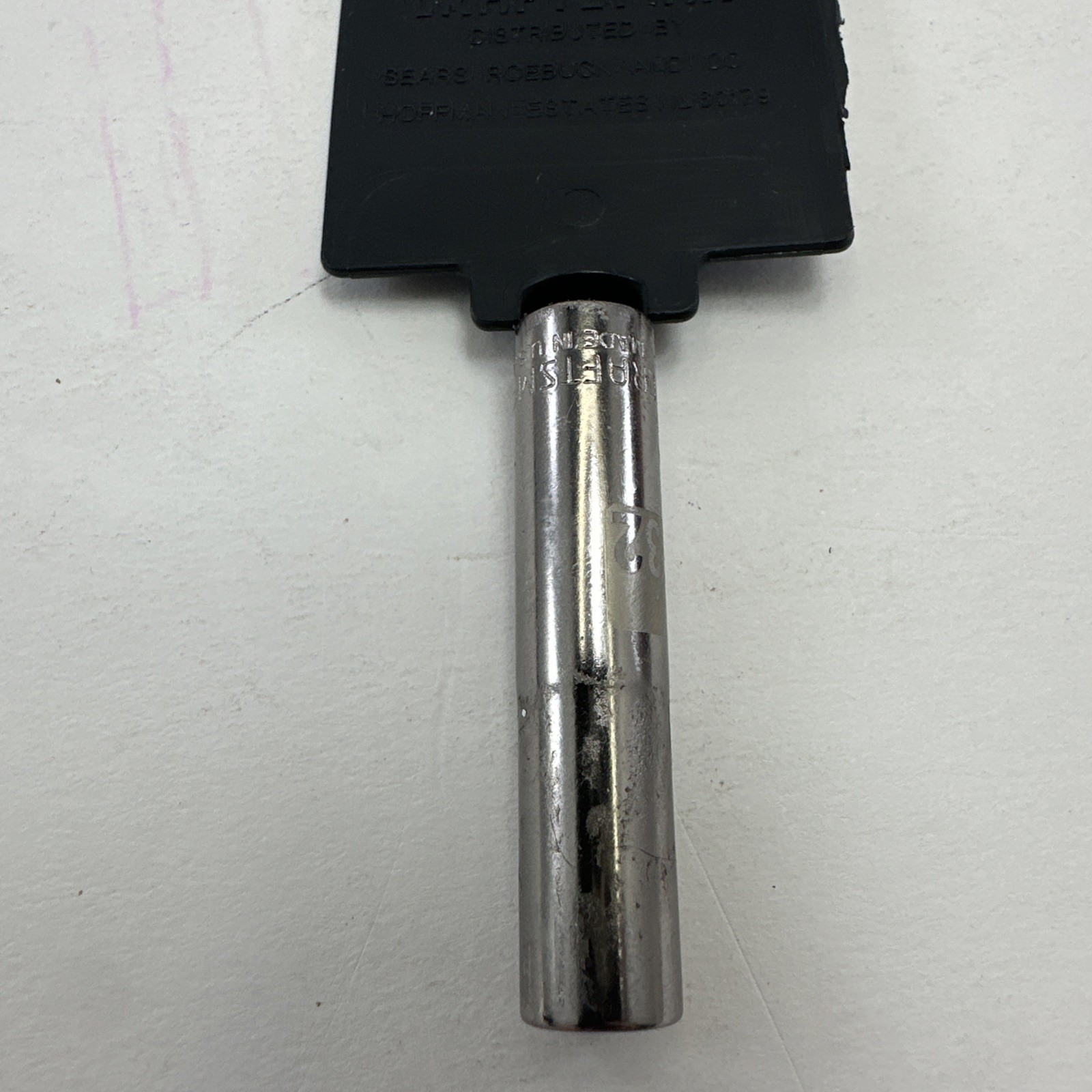 Vintage Craftsman 9/32″ In 1/4″ In Drive SAE Deep Socket 6 Point #34613 New NOS