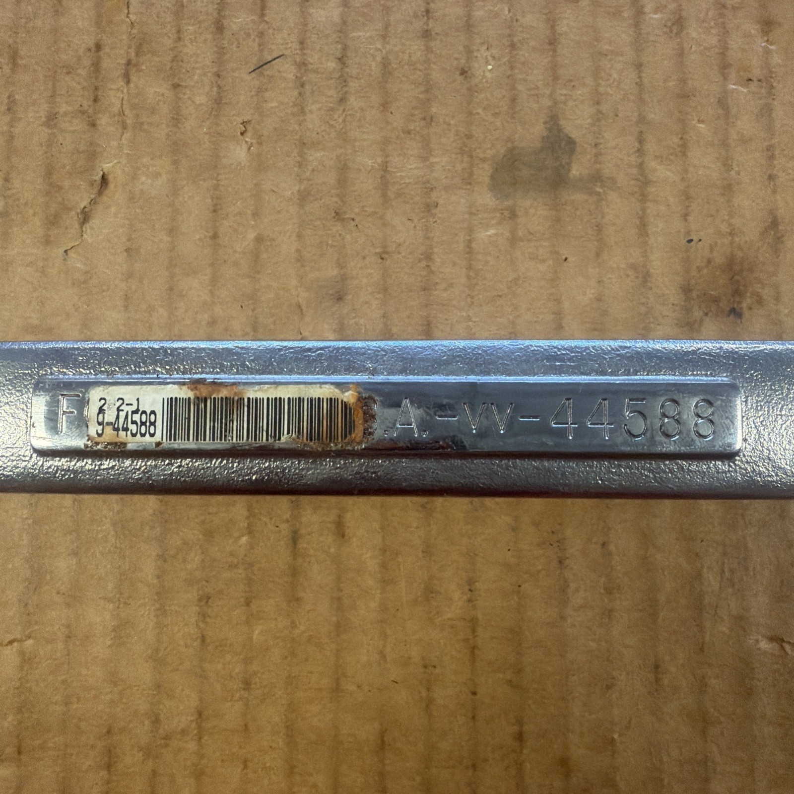 (F3826) Craftsman VV-44588 1-3/8″ x 1-7/16″ Double Open End Wrench Forged In USA