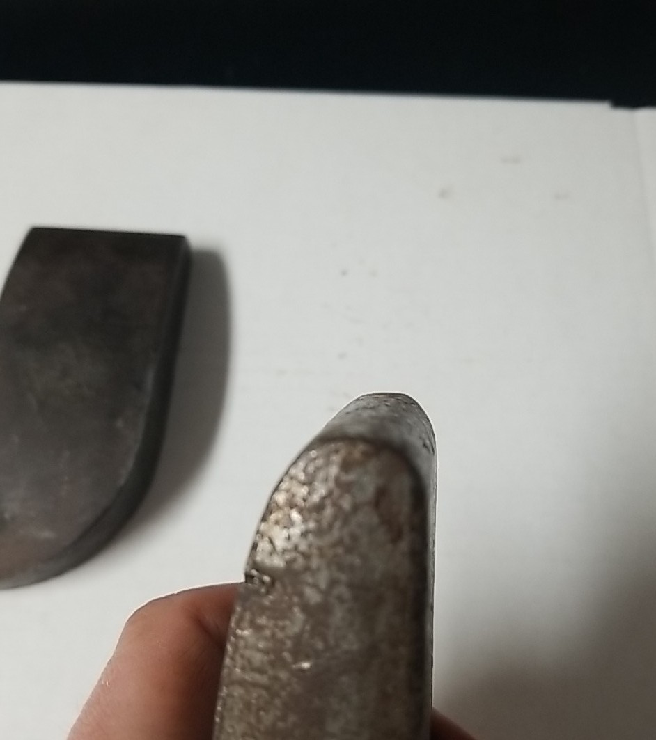 2 Vtg Auto Body Anvil Dollies Repair Tools 4 Lbs 7 Oz Total