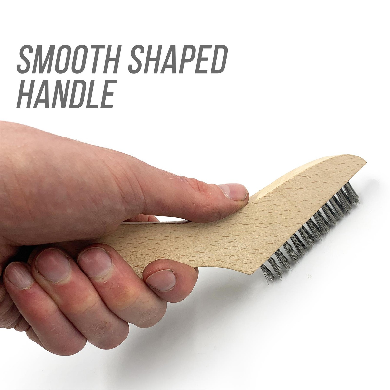 SMALL WIRE SCRATCH TOOL BRUSH STAINLESS STEEL METAL BRISTLES GROUT CLEANING