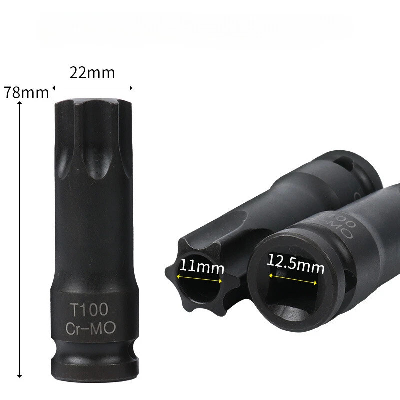 Camshaft Socket T100 Hollow Torx Bit 1/2″ DR Fit Mercedes Benz M270 271 274 Etc
