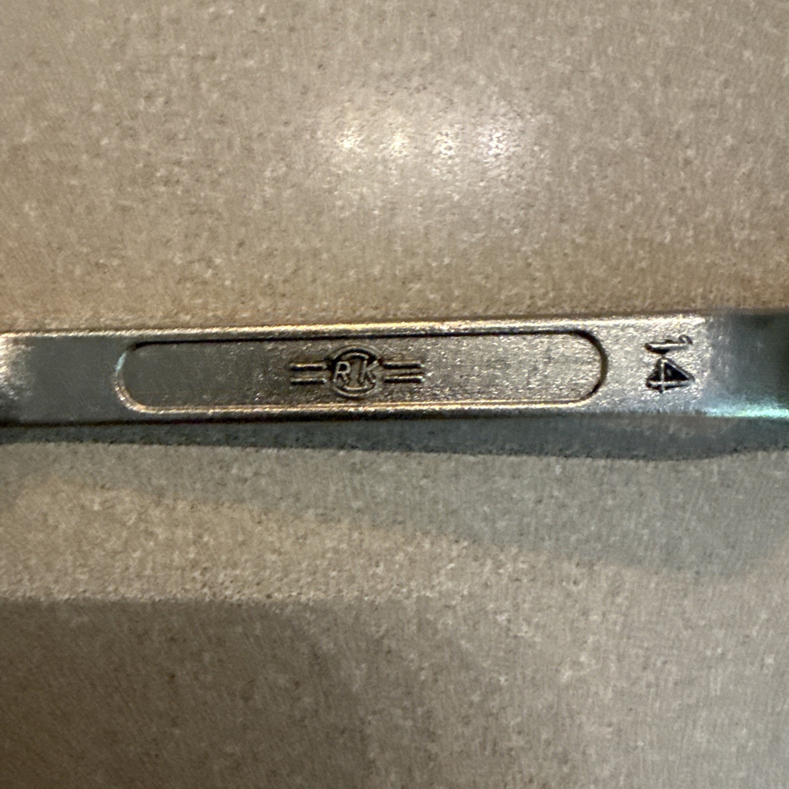 Honda OEM 14 mm/17mm Box End Wrench Factory Tool with RK Circle Logo