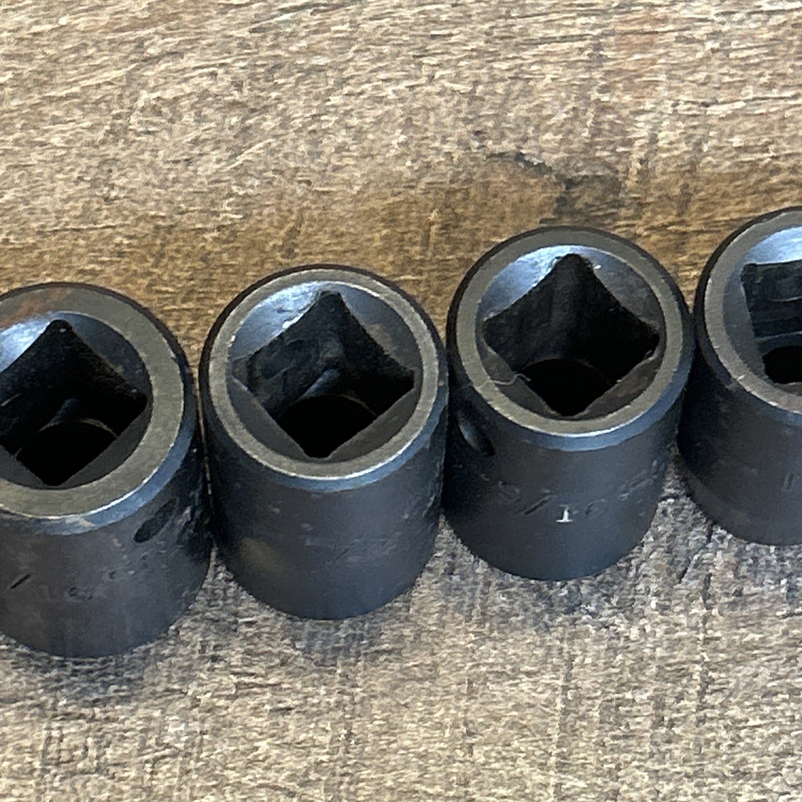 Vintage CRAFTSMAN 1/2″ Drive SAE Shallow Impact Socket Set GK Series