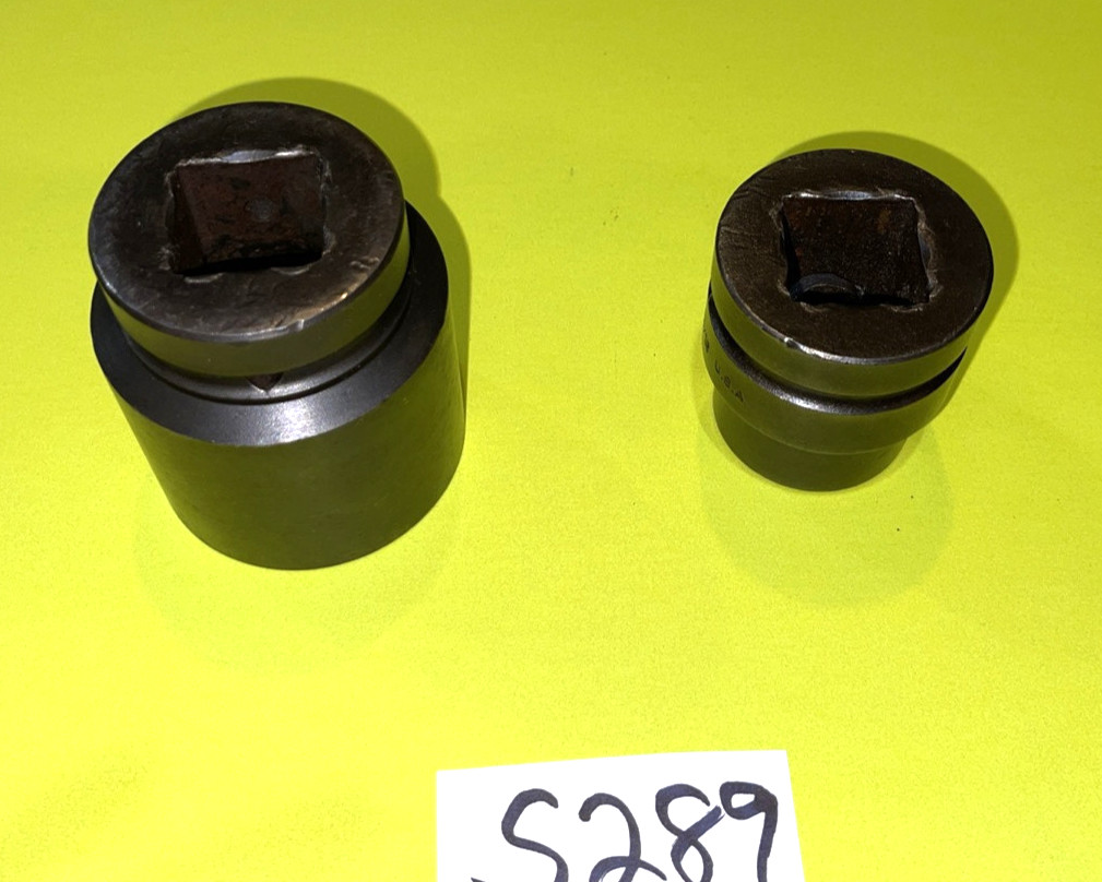 MAC TOOLS 2 PIECE 1 INCH DRIVE BUDD WHEEL IMPACT SOCKETS 13/16, 1-13/16