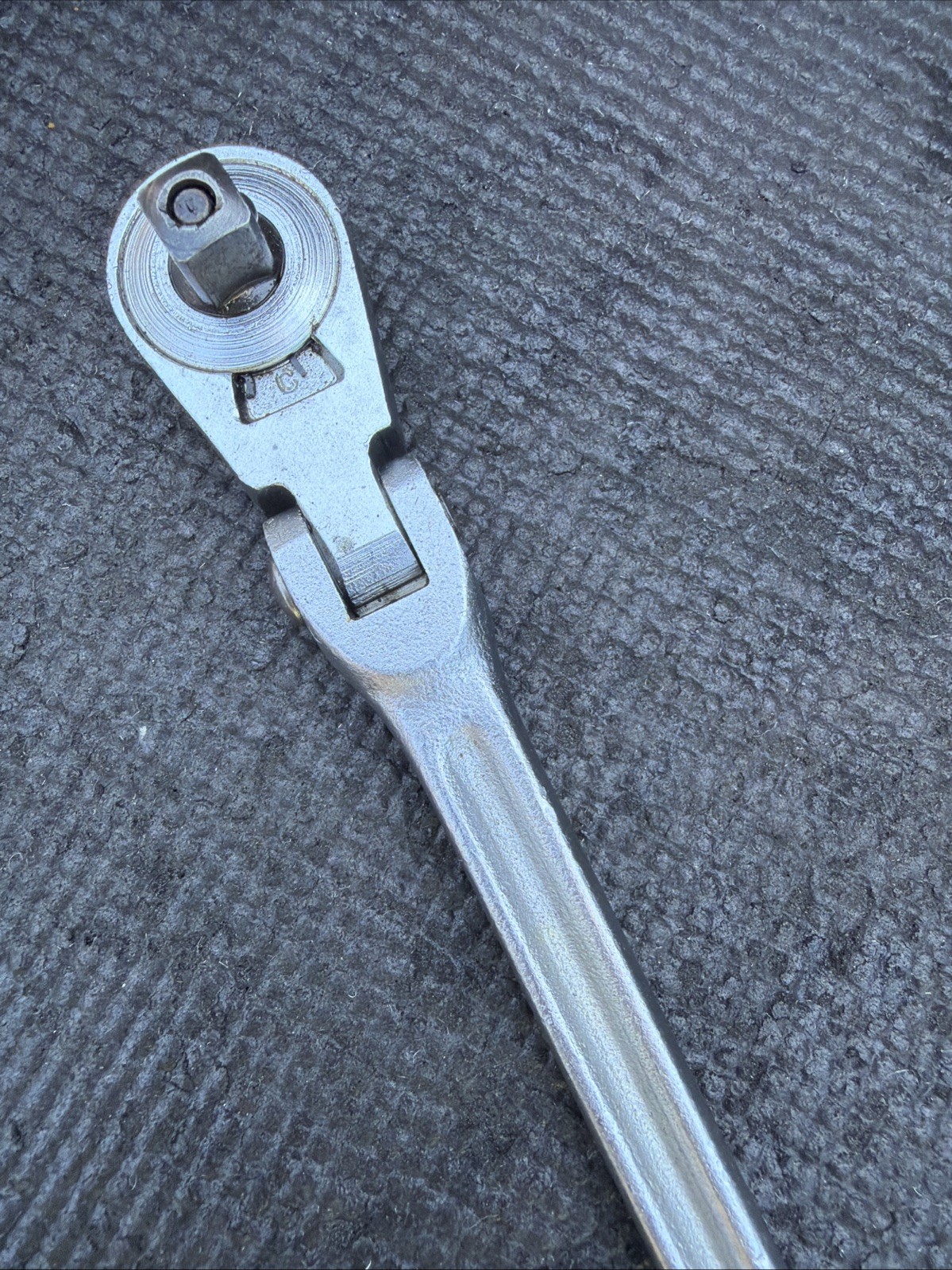 Sears Craftsman USA 3/8” Hourglass Flex Head Ratchet 42791 VV Rare 11.5”