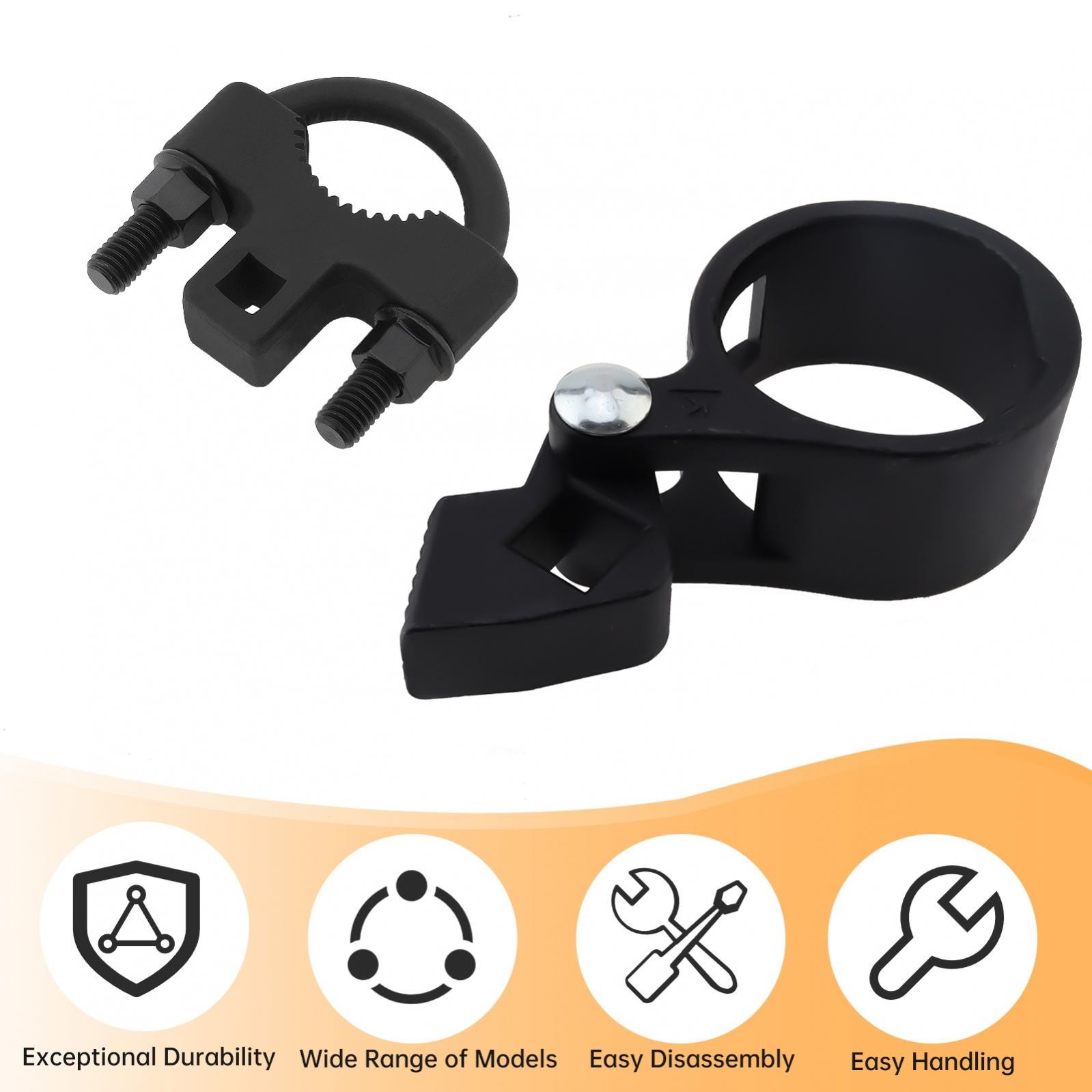 Chrome Vanadium Steel Inner Tie Rod Removal Tool, 1/2 In, Multifunctional & New