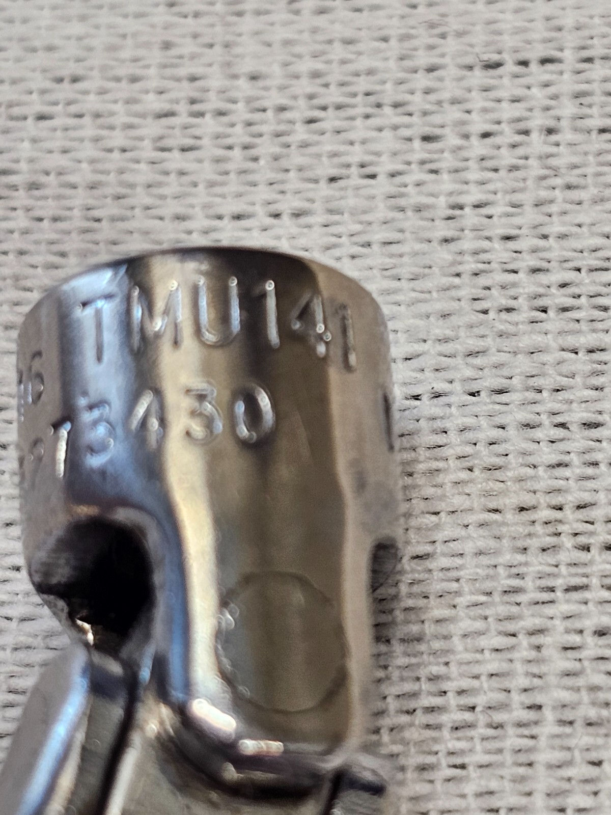 Snap-on 7/16″ Standard Swivel Socket Sae 12 Point 1/4″ Drive TMU141 USA